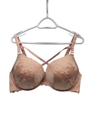 Torrid Curve Women's Bra 44DD Beige Nude Strappy